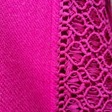 Load image into Gallery viewer, Fuchia Alpaca Shawl 01