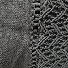 Load image into Gallery viewer, Black Alpaca Shawl 06