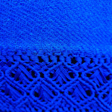 Load image into Gallery viewer, Blue Alpaca Shawl 17