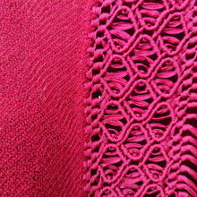 Load image into Gallery viewer, Wine Alpaca Shawl 19