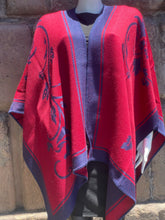 Load image into Gallery viewer, Reversible Alpaca Cape (A10)