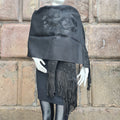 Black Alpaca Shawl 06