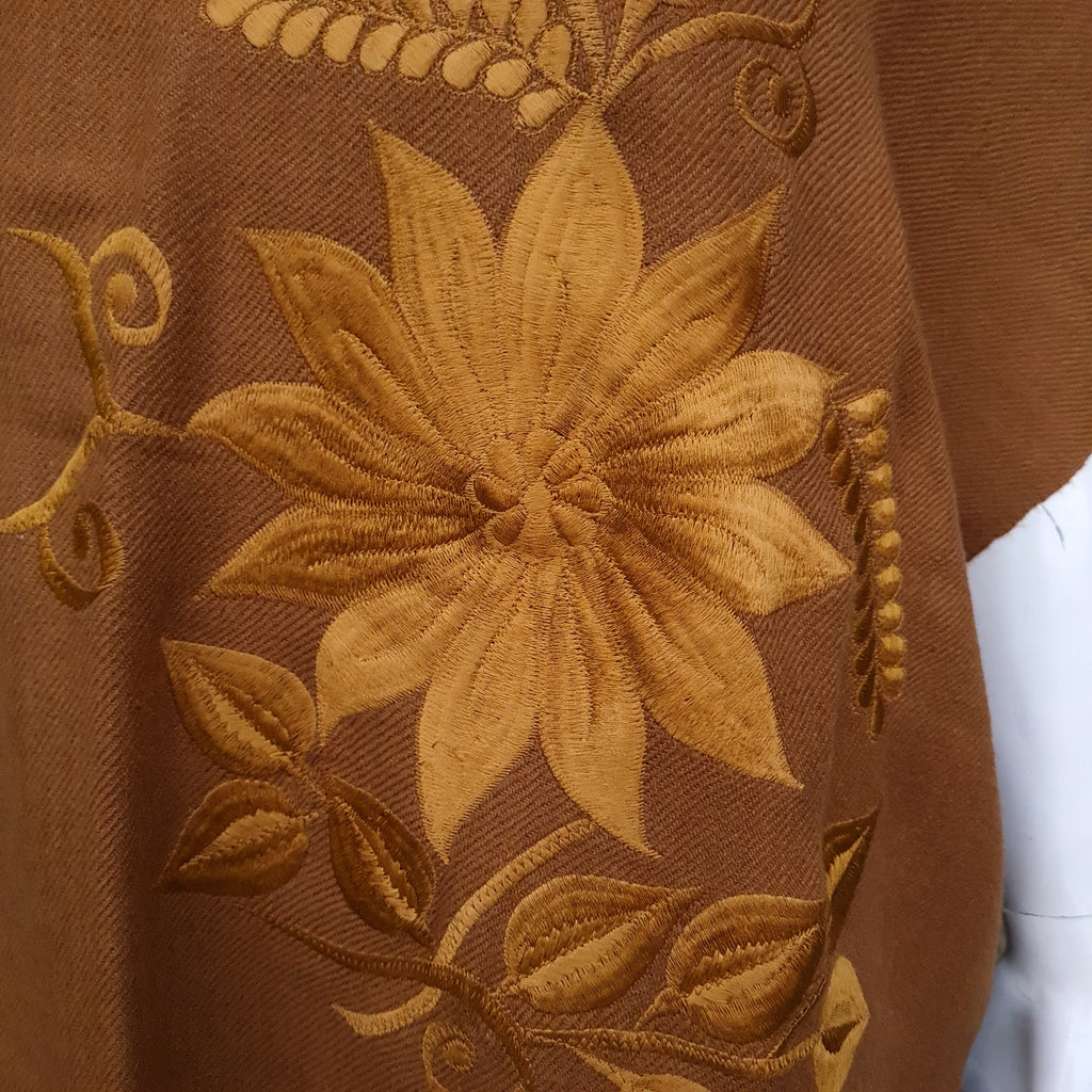 Caramel Alpaca Shawl 15