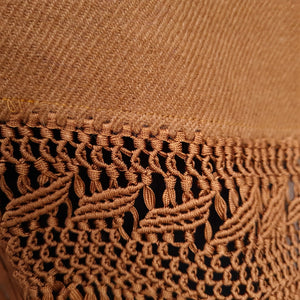 Caramel Alpaca Shawl 15