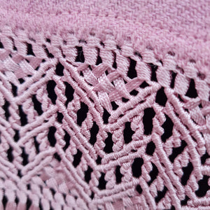 Pink Alpaca Shawl 20