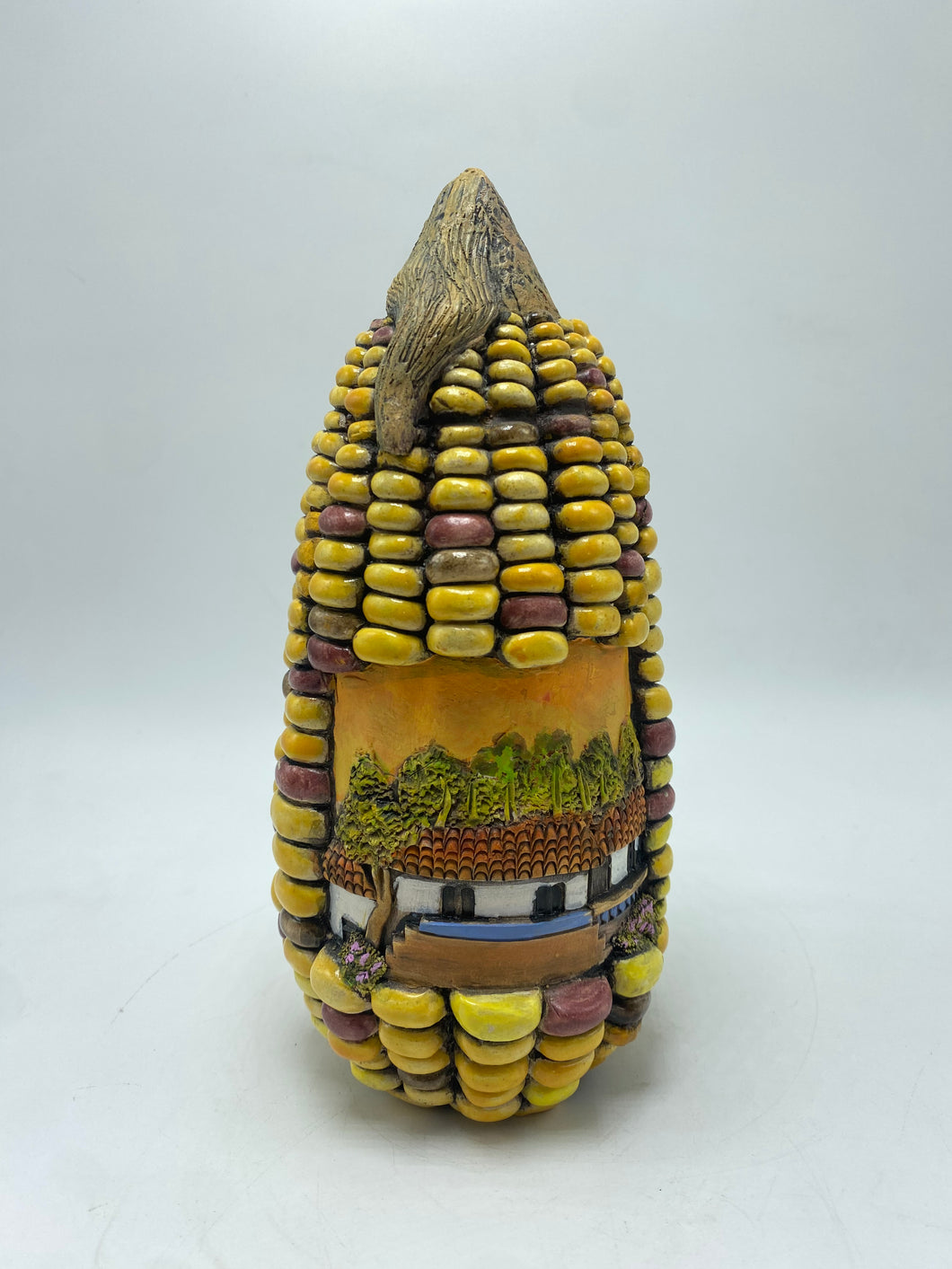 CERAMIC CORN SCULPTURE 8M