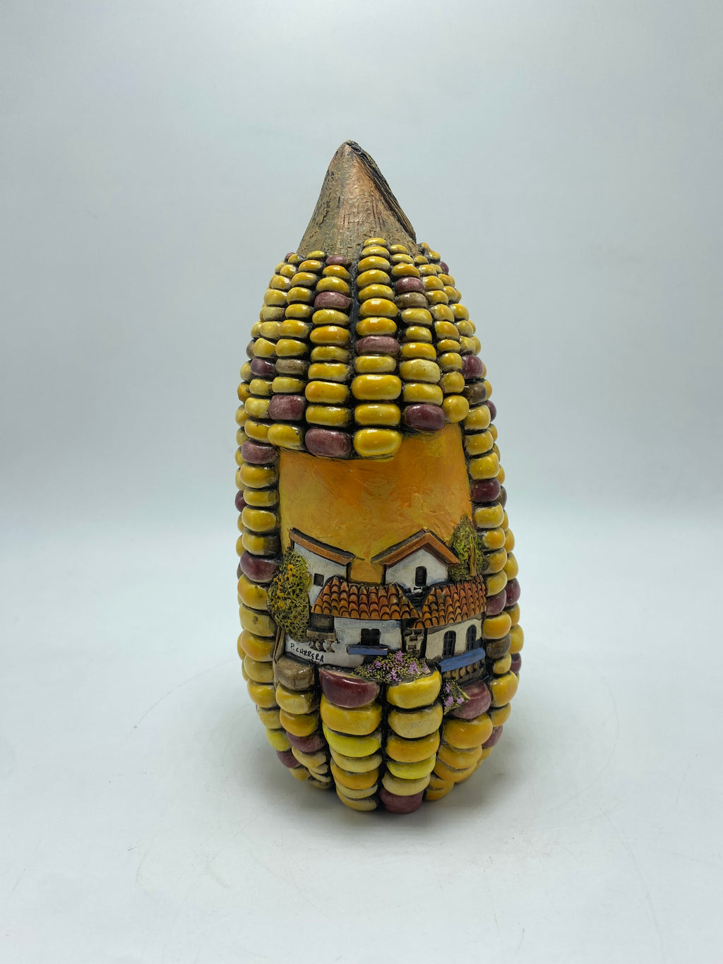 CERAMIC CORN SCULPTURE 8M