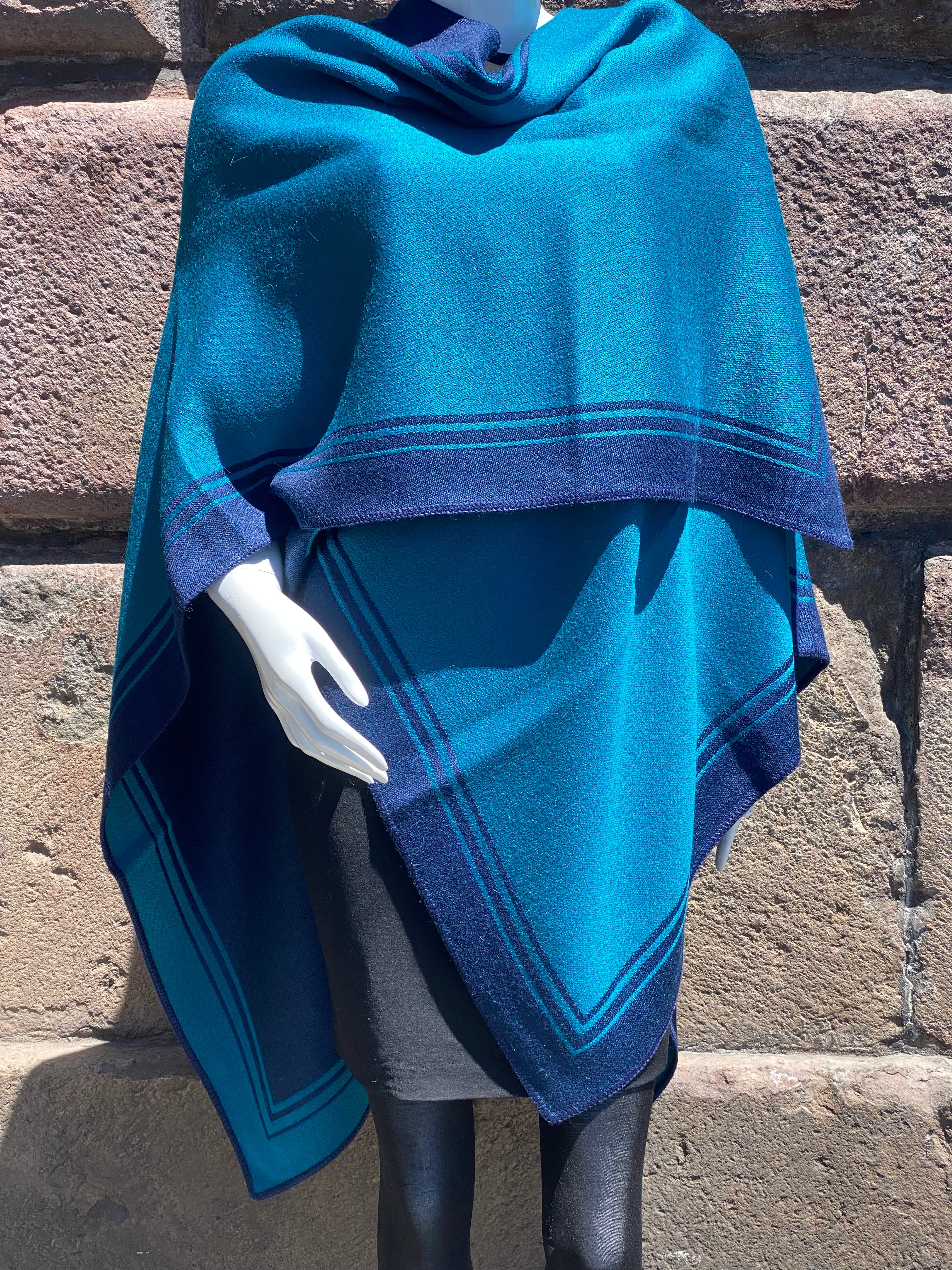 Reversible Alpaca Cape (A1)