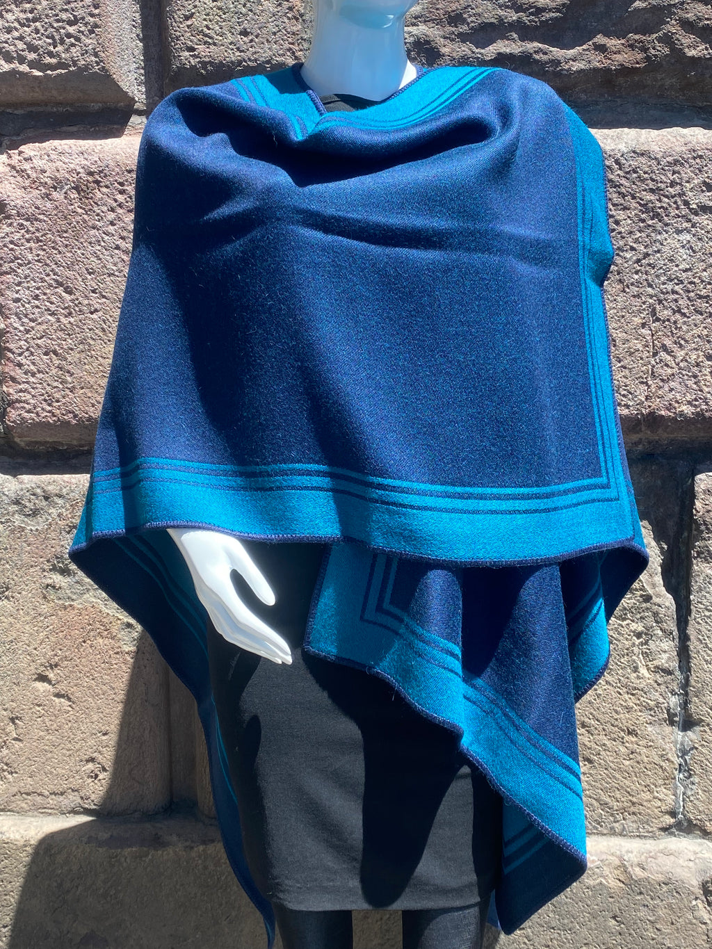 Reversible Alpaca Cape (A1)