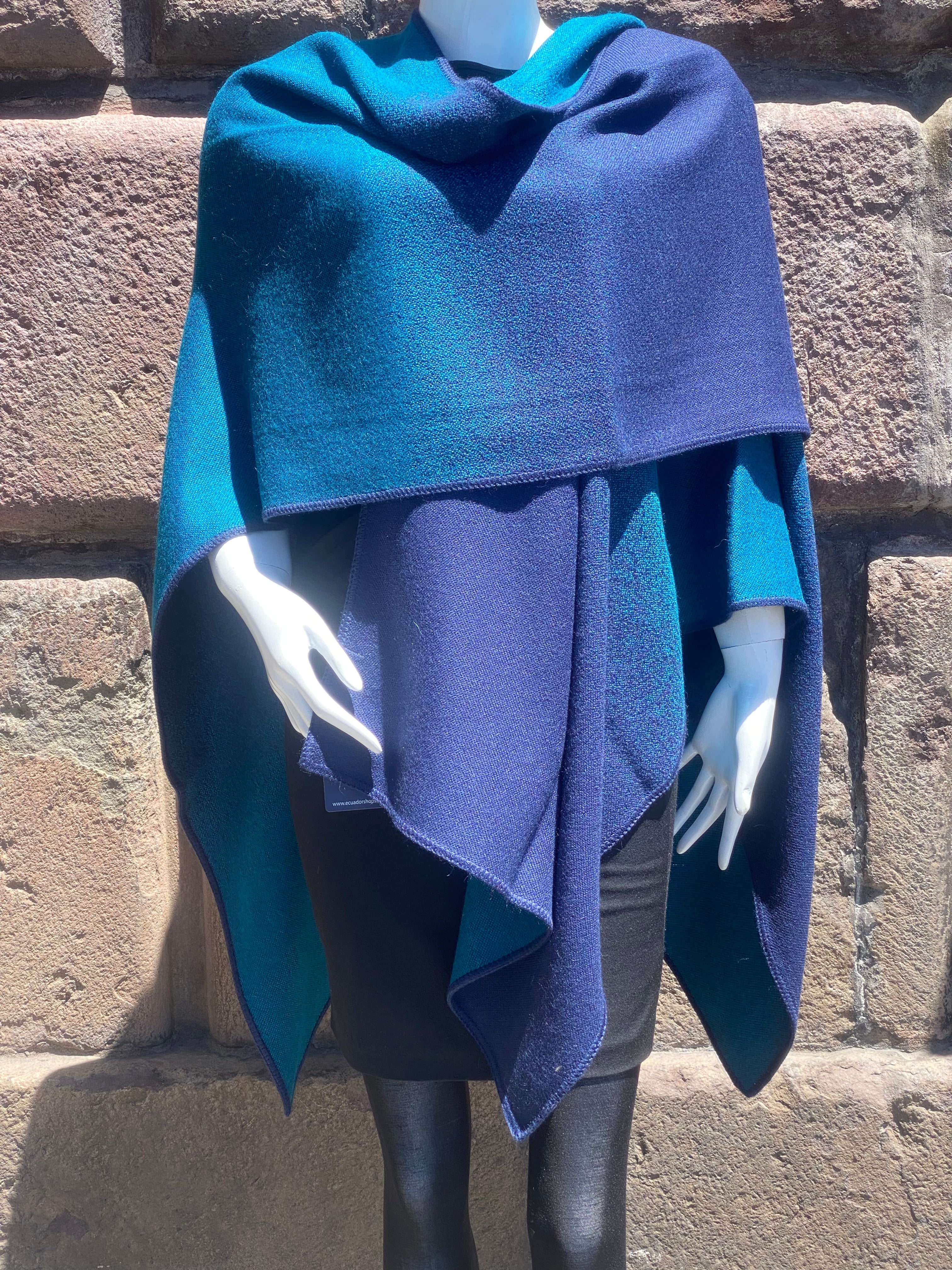 Reversible Alpaca Cape (A2)
