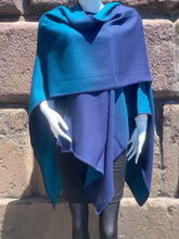 Load image into Gallery viewer, Reversible Alpaca Cape (A2)
