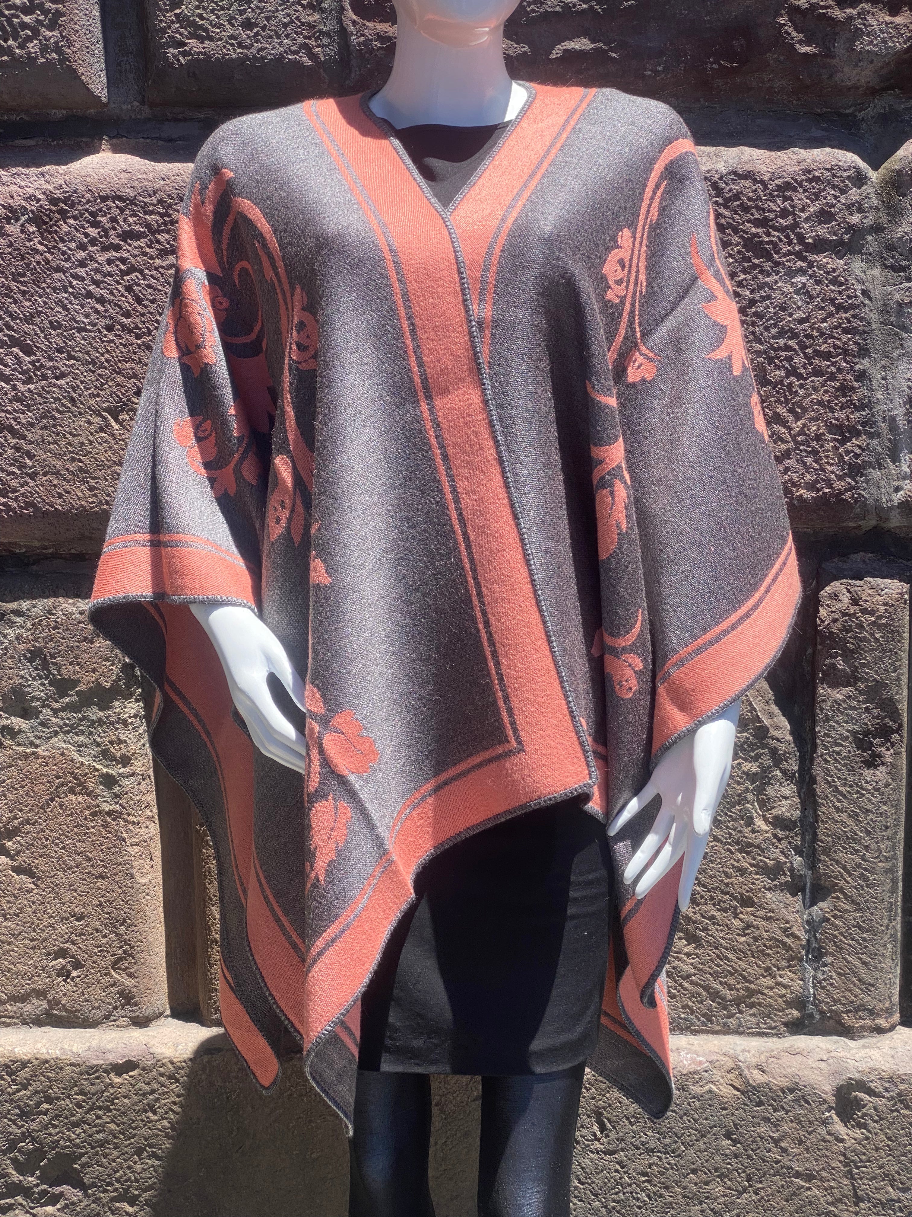 Reversible Alpaca Cape (A5)