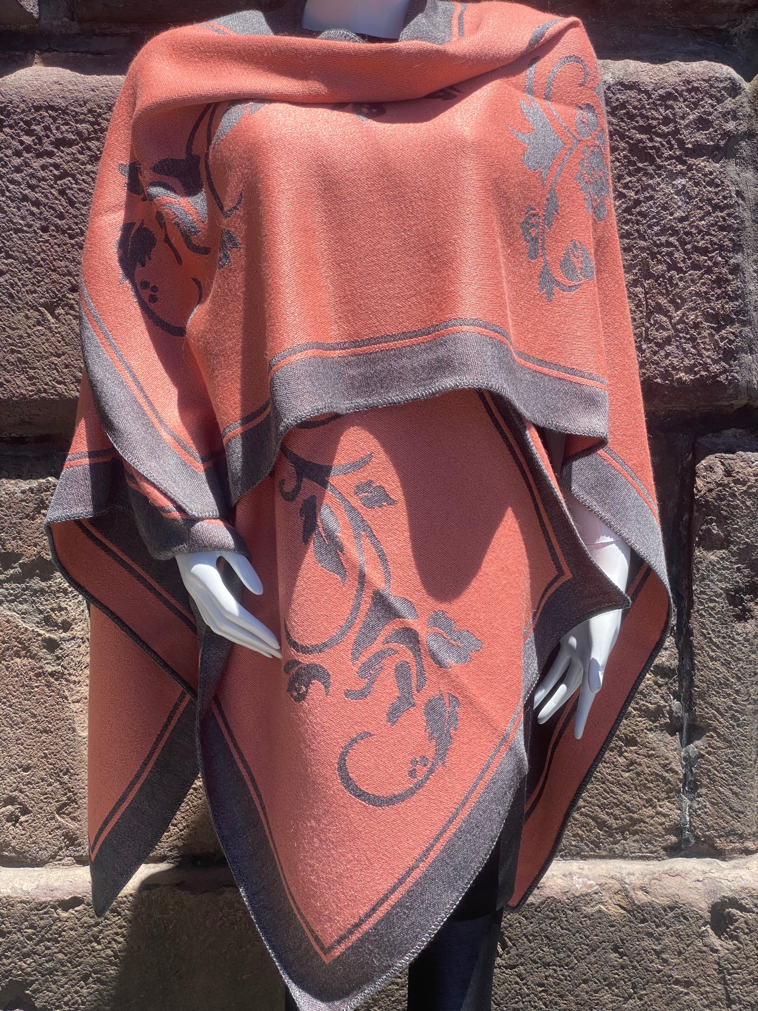 Reversible Alpaca Cape (A5)