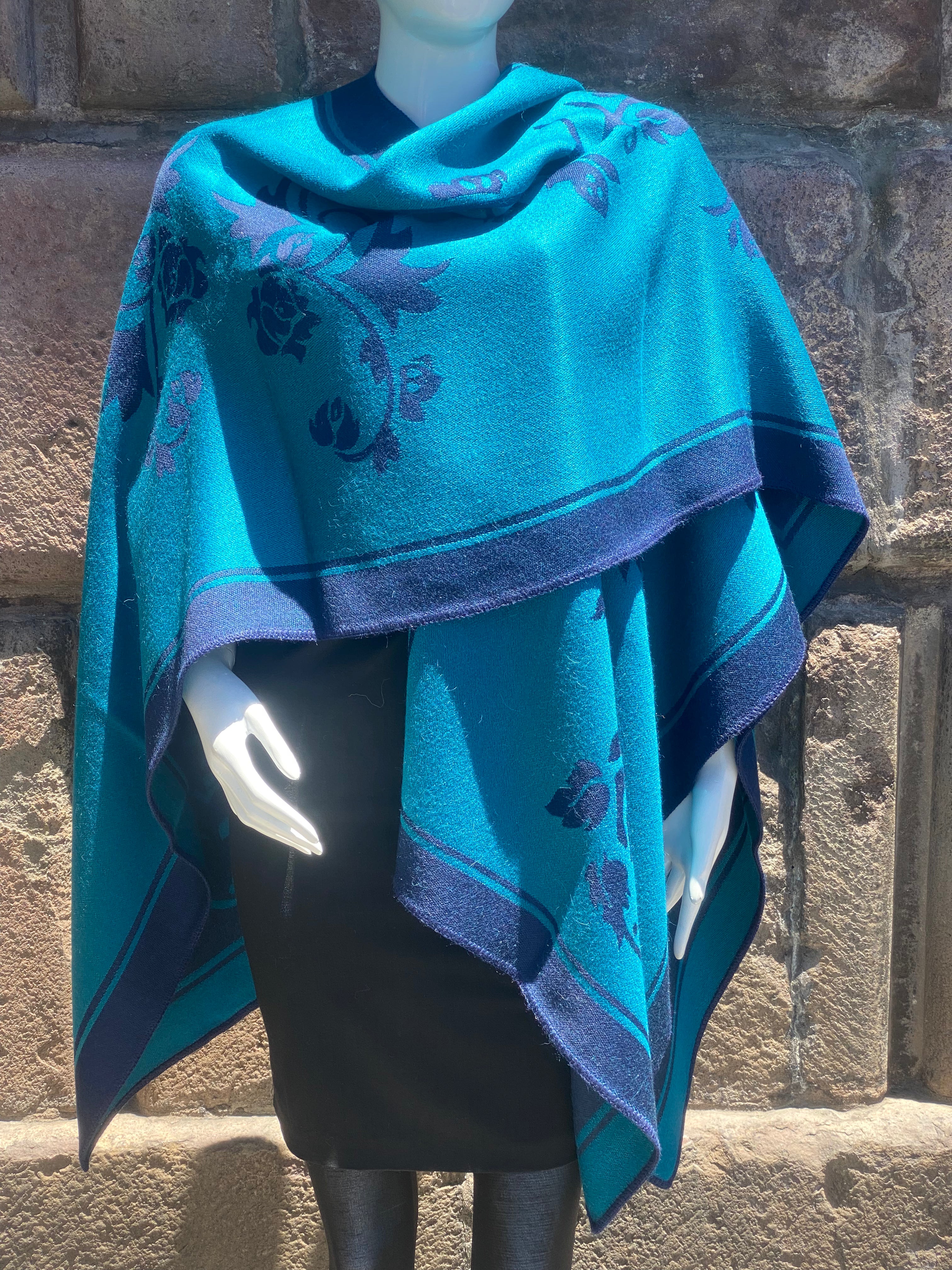 Reversible Alpaca Cape (A8)