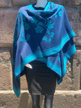 Load image into Gallery viewer, Reversible Alpaca Cape (A8)
