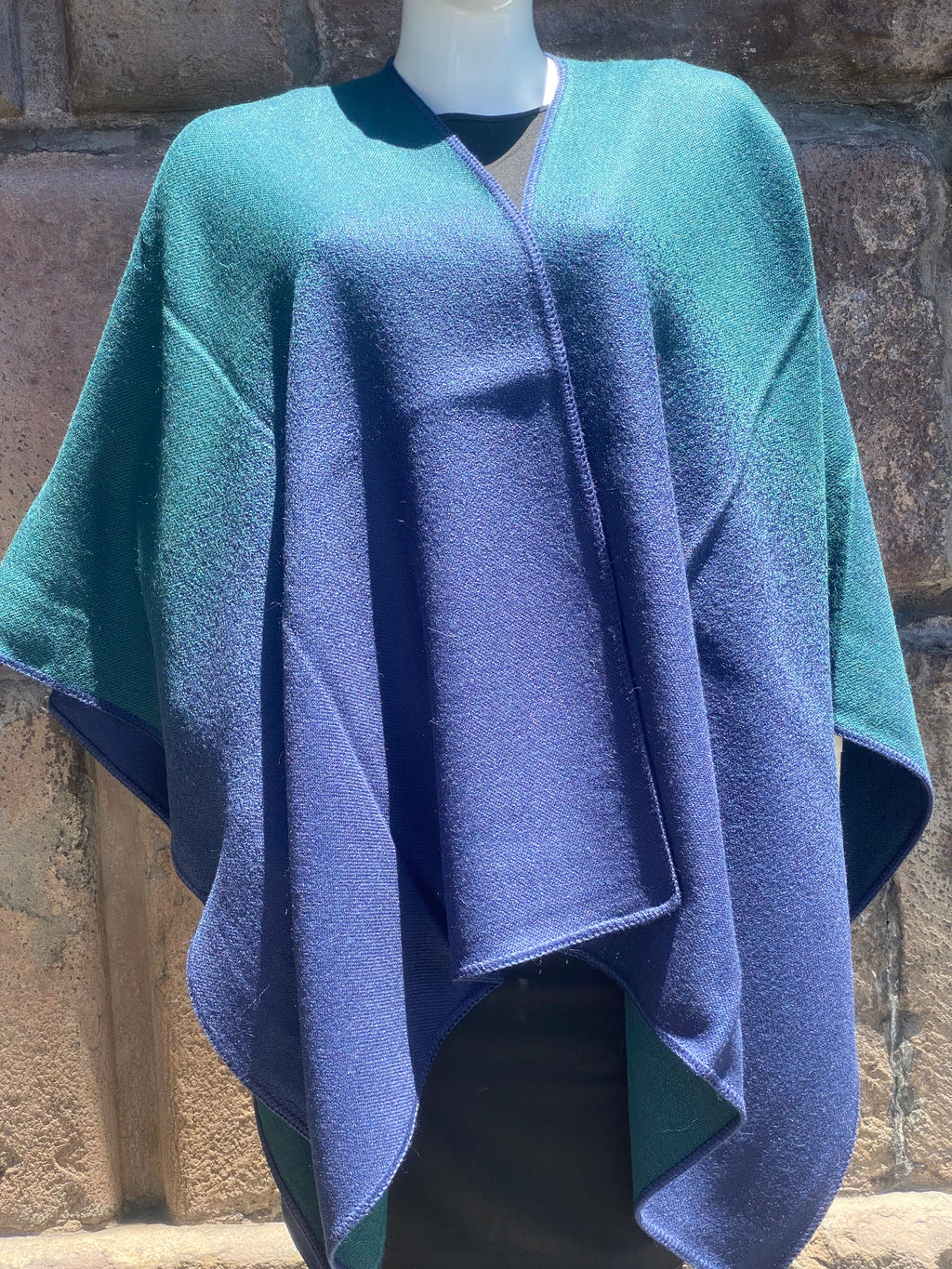 Reversible Alpaca Cape (A9)