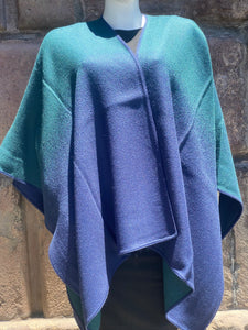 Reversible Alpaca Cape (A9)