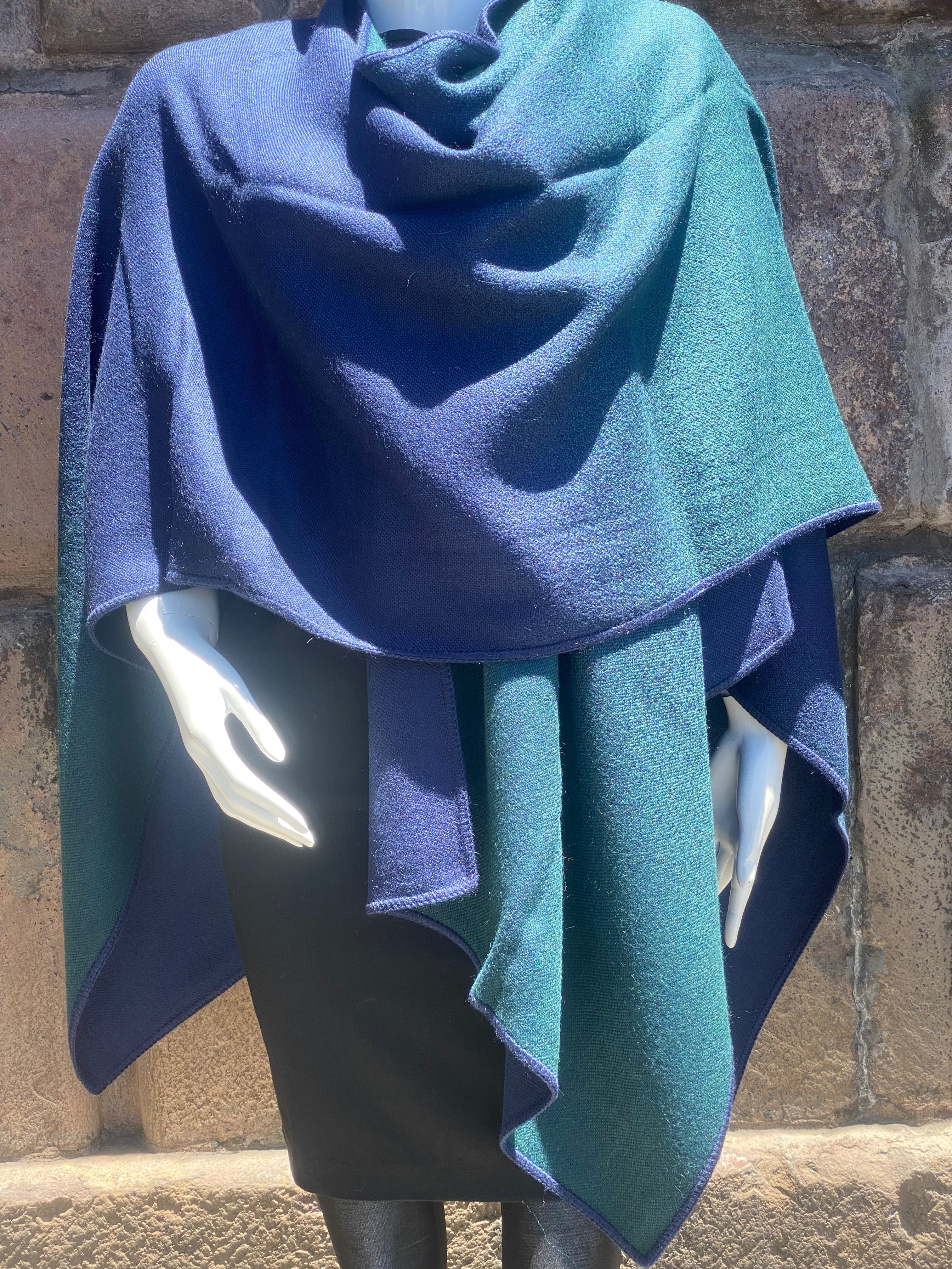 Reversible Alpaca Cape (A9)