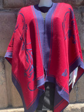 Load image into Gallery viewer, Reversible Alpaca Cape (A10)
