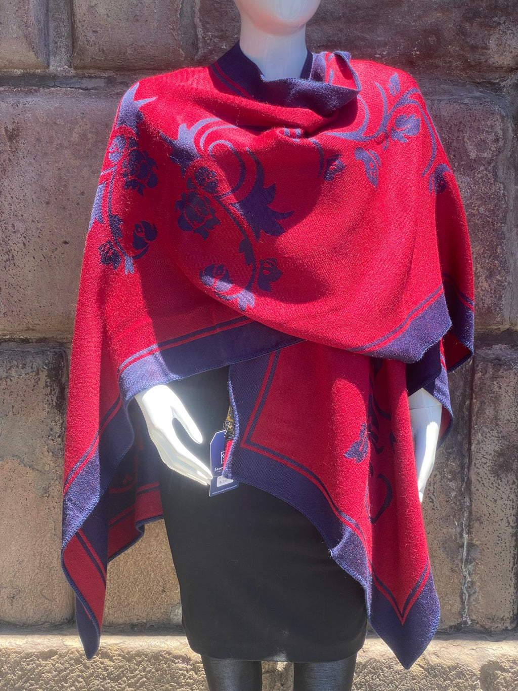 Reversible Alpaca Cape (A10)