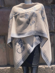 Reversible Alpaca Cape (A11)