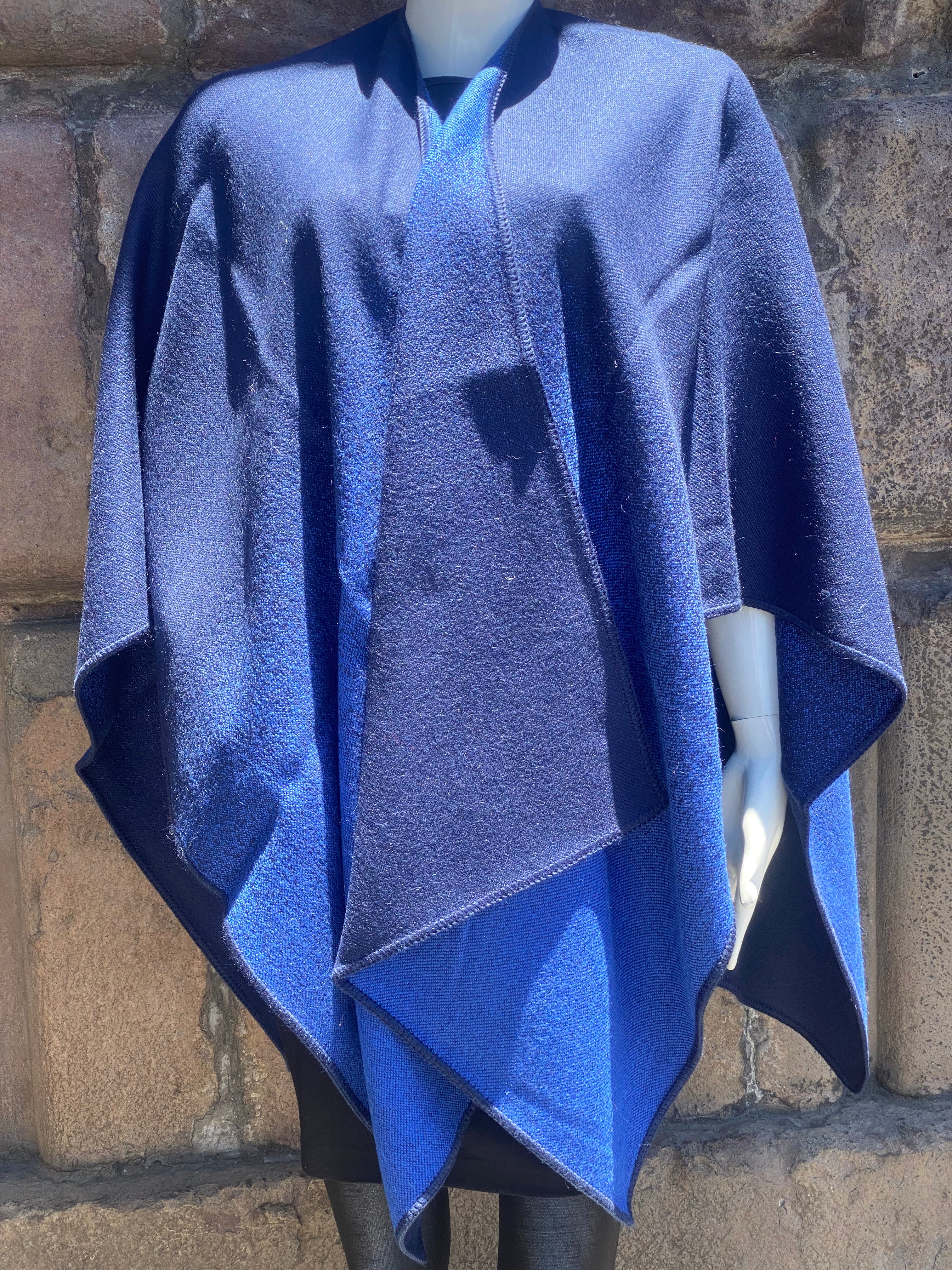 Reversible Alpaca Cape (A13)