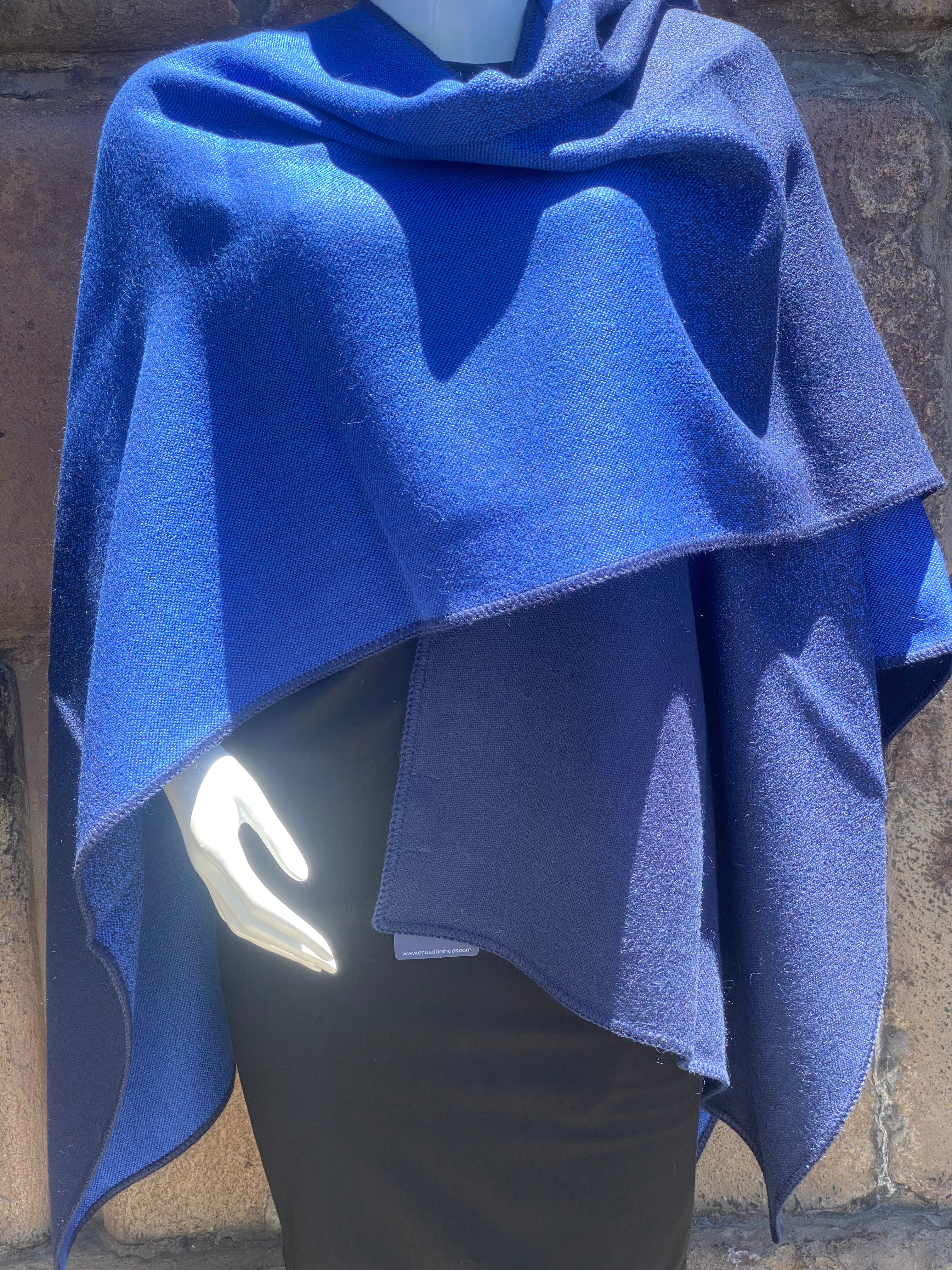 Reversible Alpaca Cape (A13)