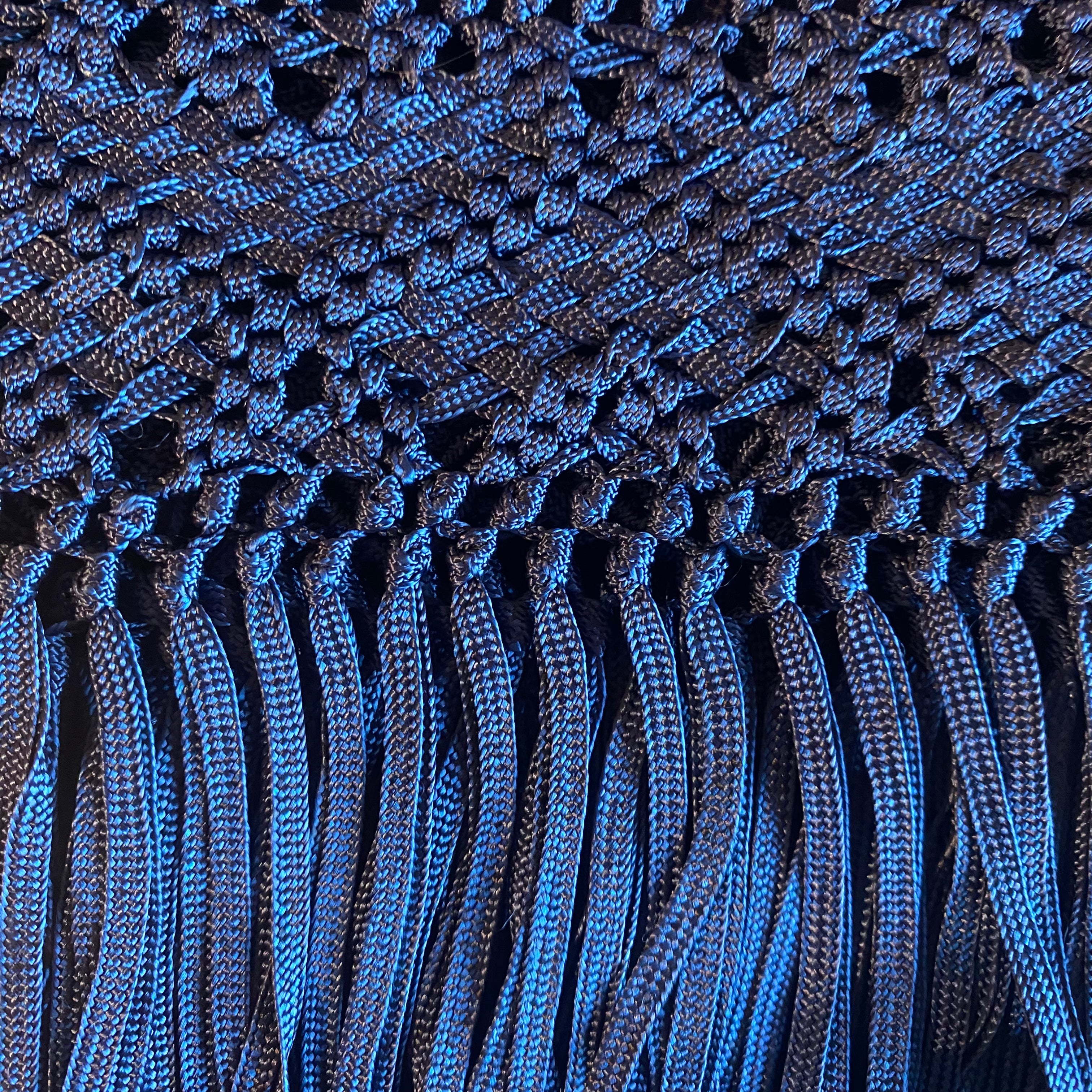 Handcrafted Alpaca Shawl with Silk Macrame Fringe (26)