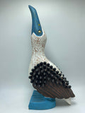 WOODEN BLUE FOOTED BOOBY N16