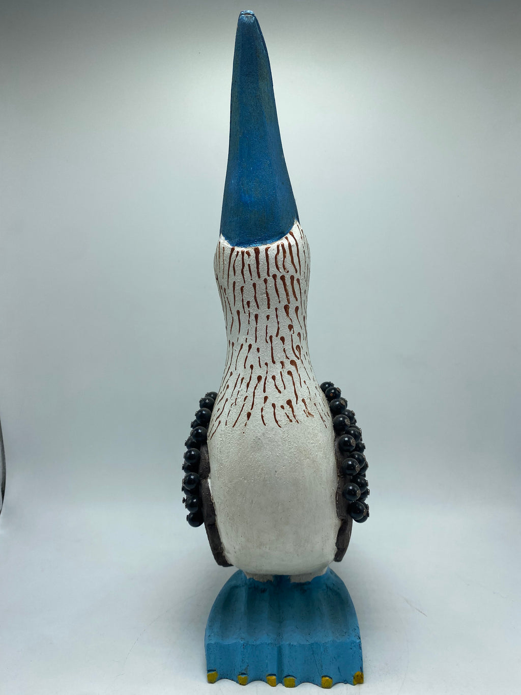 WOODEN BLUE FOOTED BOOBY N16