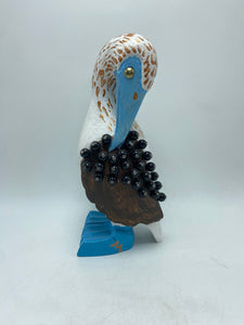 WOODEN BLUE FOOTED BOOBY N20