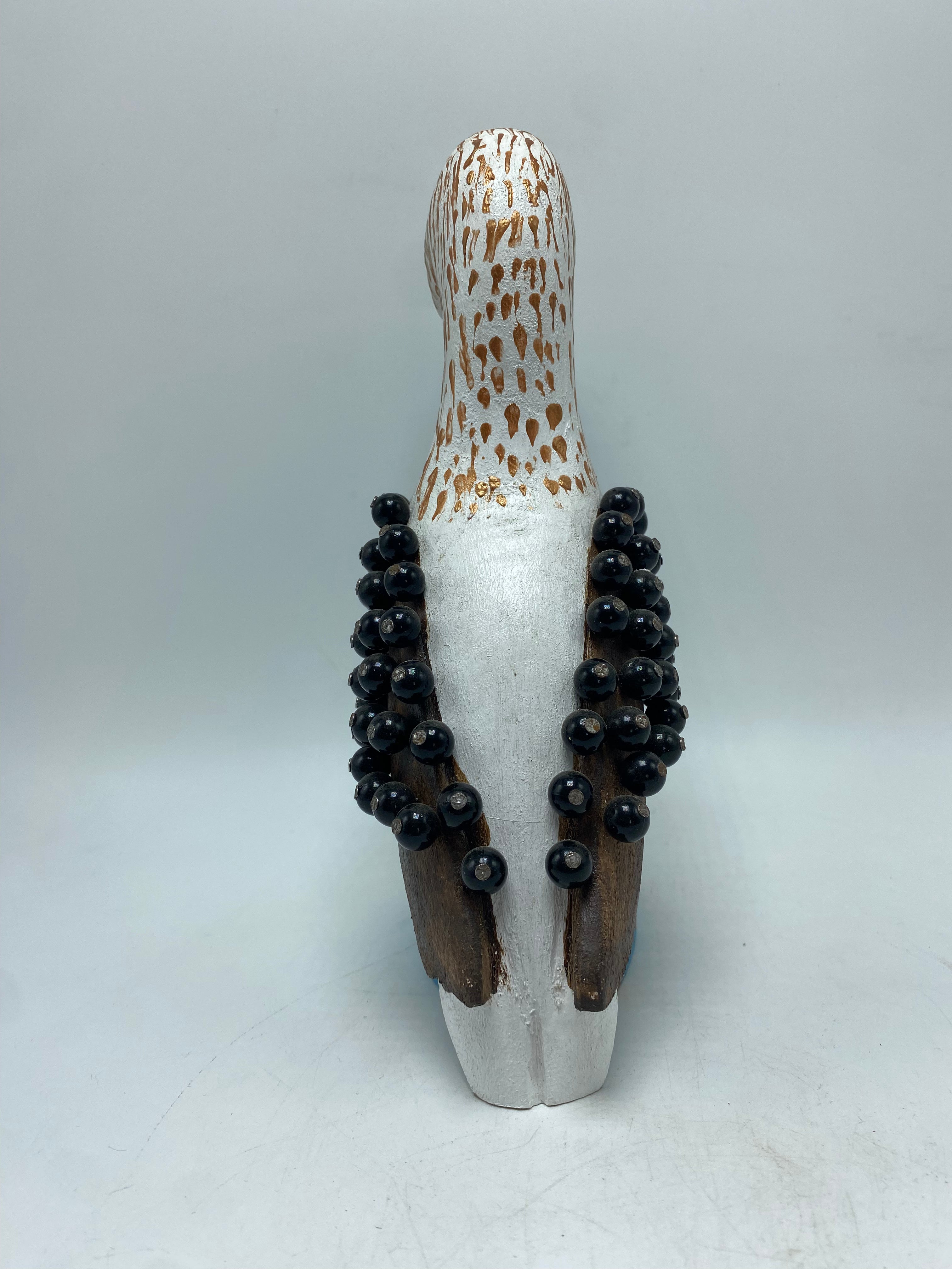 WOODEN BLUE FOOTED BOOBY N21