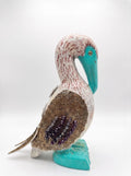 Blue-Footed Booby, Amethyst, handmade in Ecuador