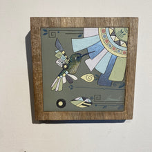 Load image into Gallery viewer, HUMMINGBIRD WOOD ART 11
