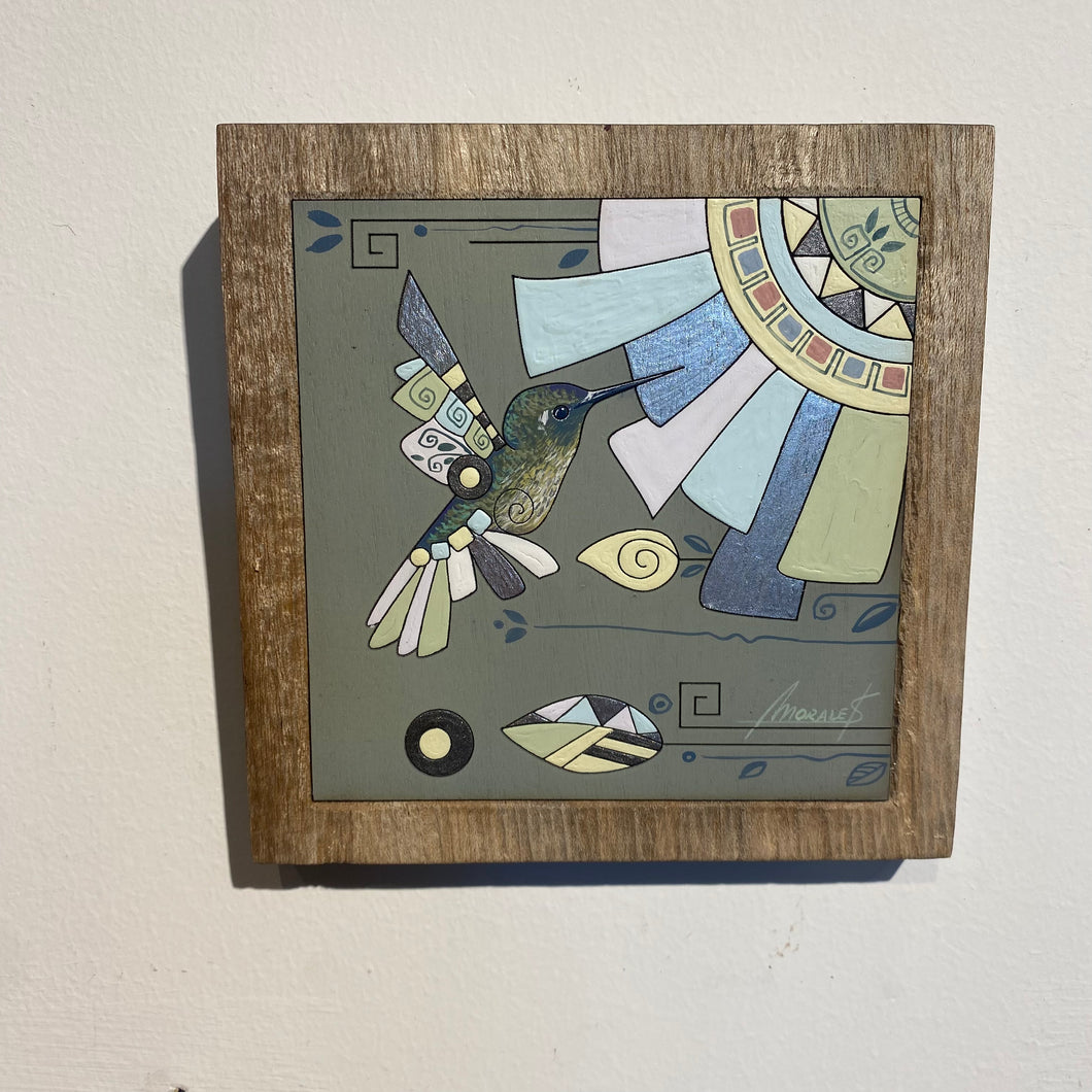 HUMMINGBIRD WOOD ART 11