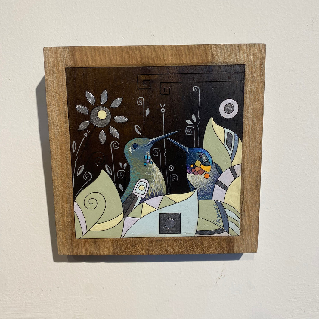 HUMMINGBIRD WOOD ART 8