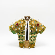 Load image into Gallery viewer, Green Bullfighter Jacket sculpture
