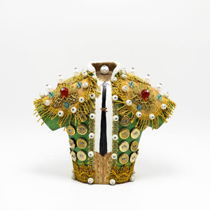 Green Bullfighter Jacket sculpture