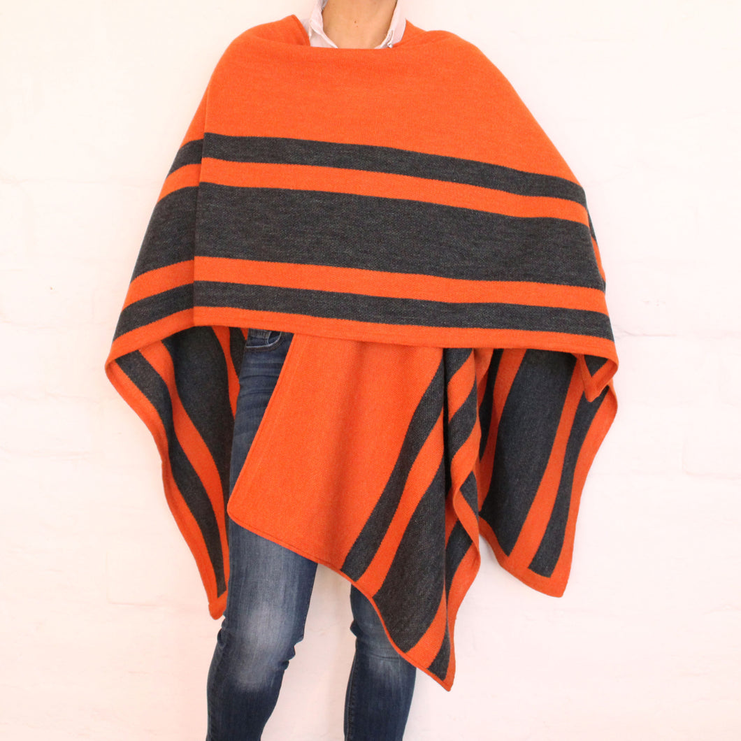 Orange and Gray Cape