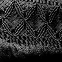 Load image into Gallery viewer, Black Shawl Yellow flowers
