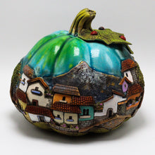 Load image into Gallery viewer, Green Pumpkin Sculpture (large)
