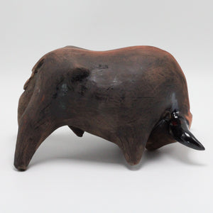Ceramic Bull 26 Sculpture (medium)