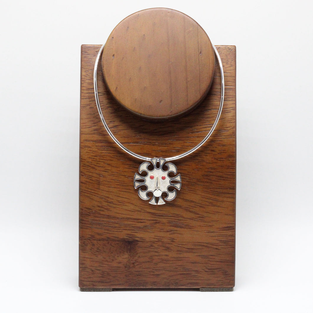 Silver and Garnet Necklace33