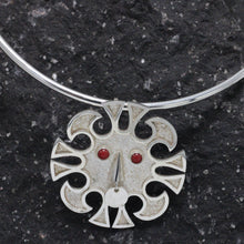 Load image into Gallery viewer, Silver and Garnet Necklace33

