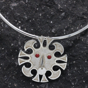 Silver and Garnet Necklace33