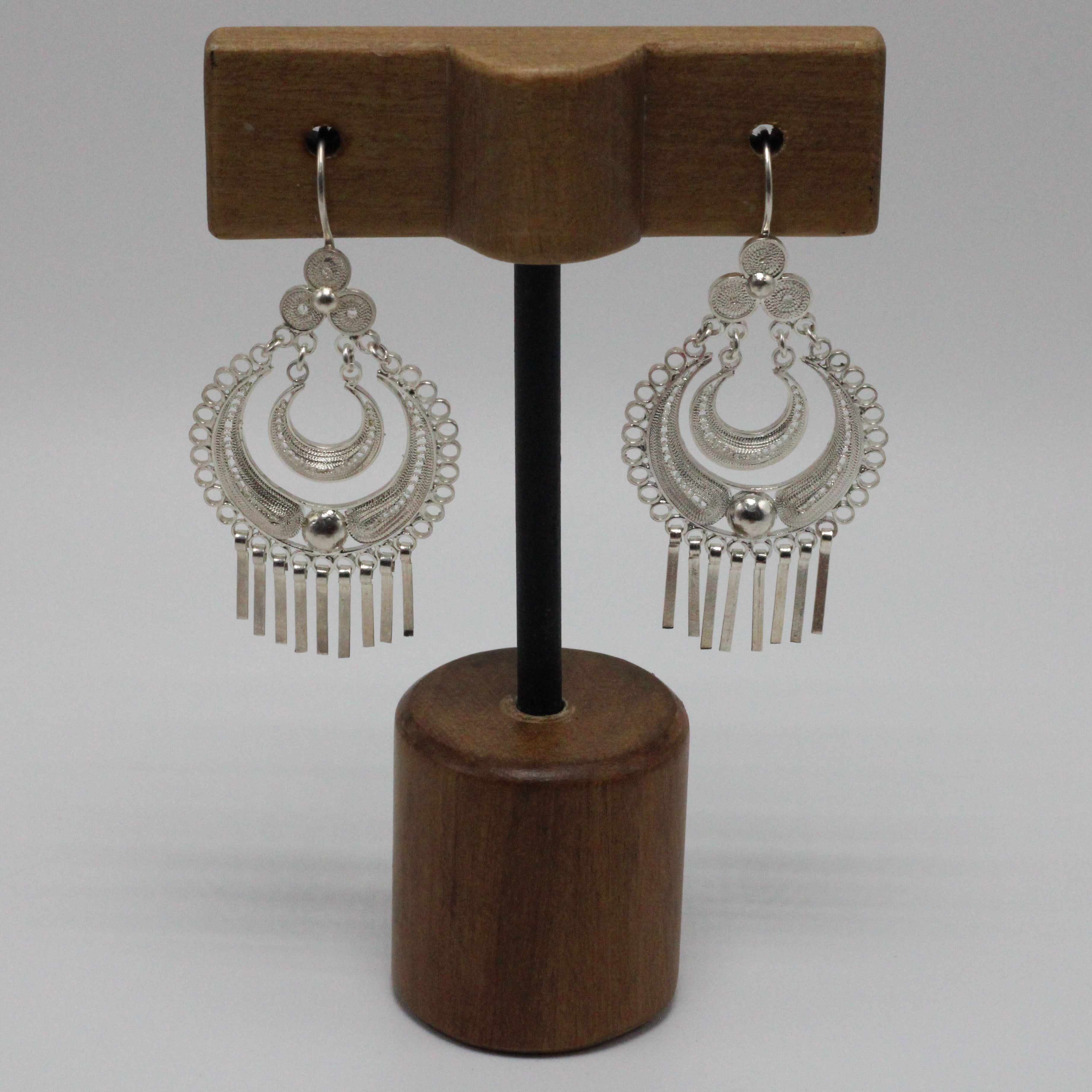 Silver Filigree Earrings 10