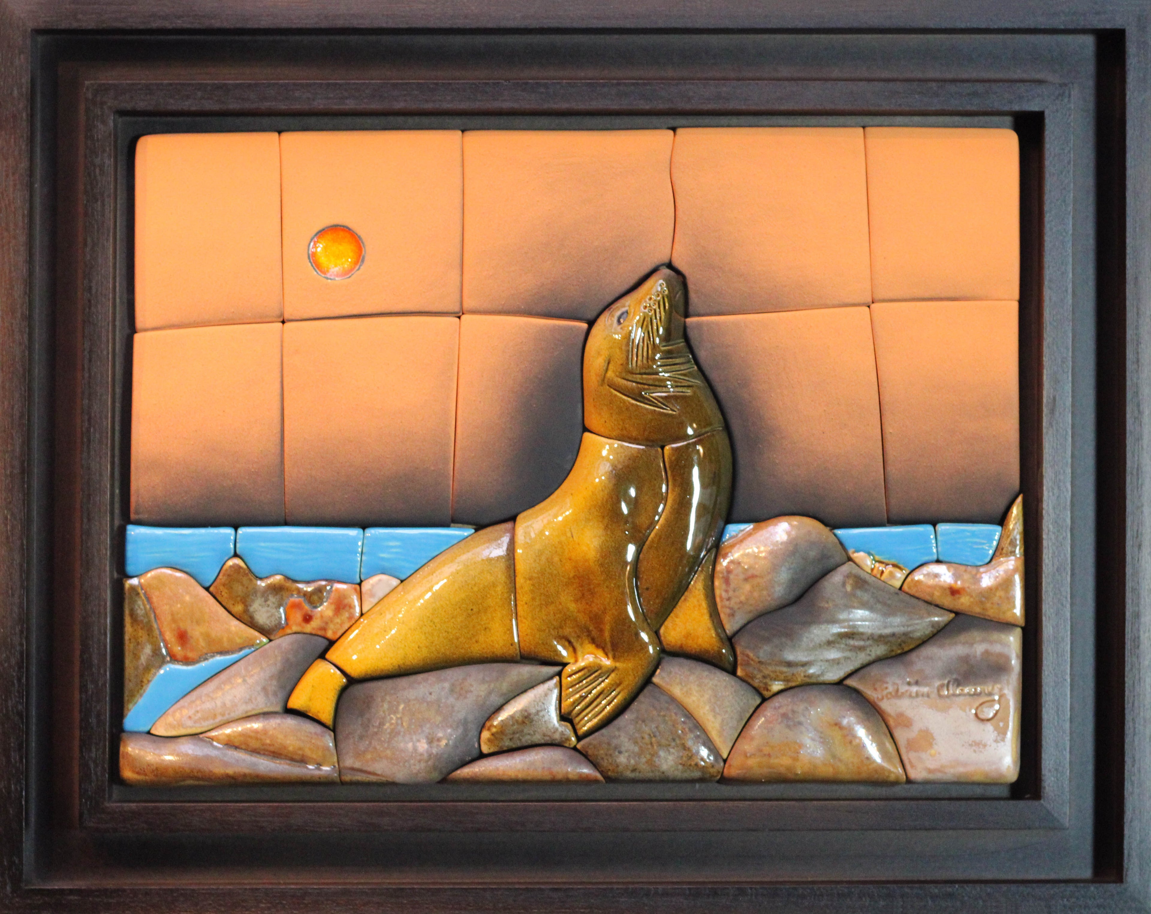 Galapagos Sea-lion Ceramic Mural