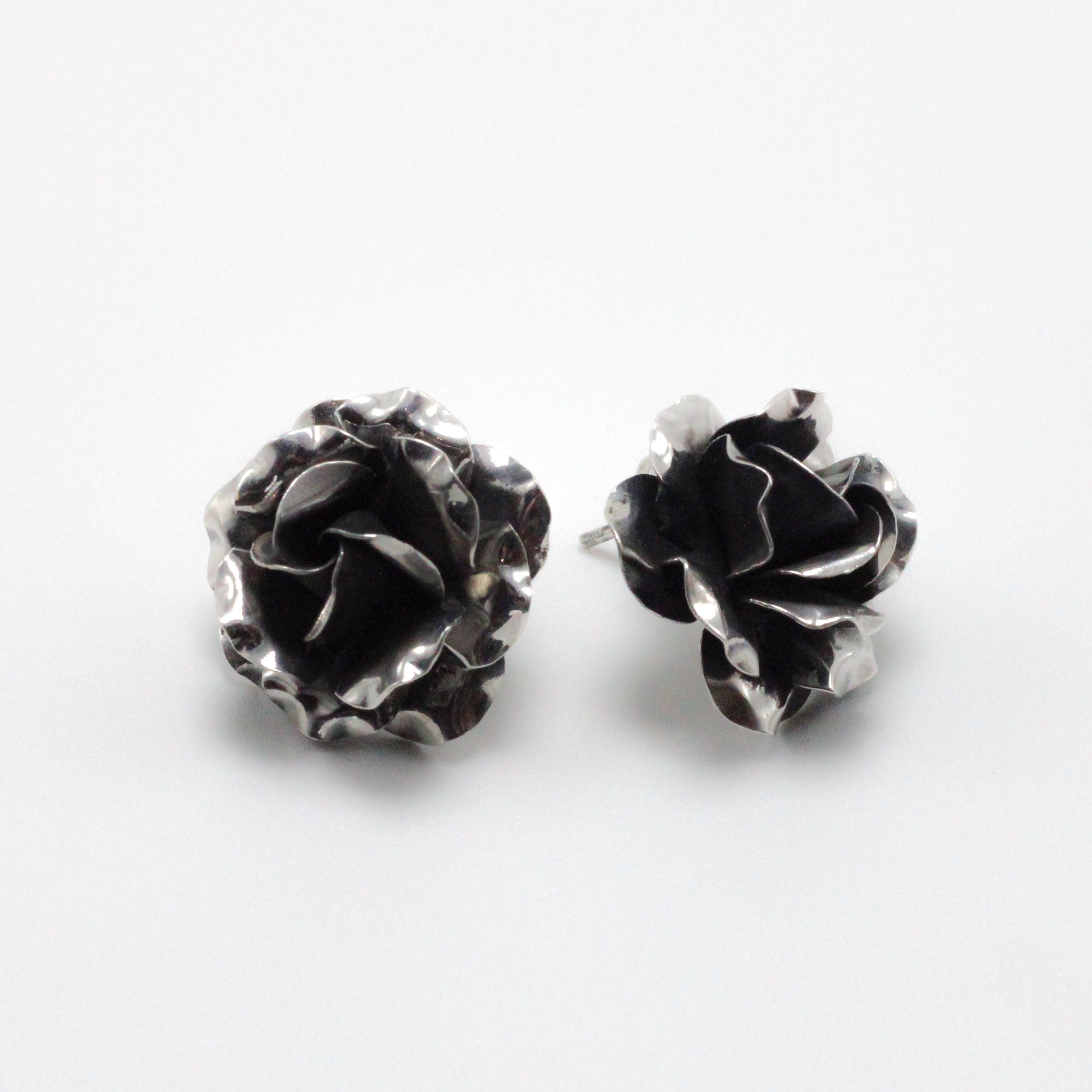 Silver Rose Earring 34